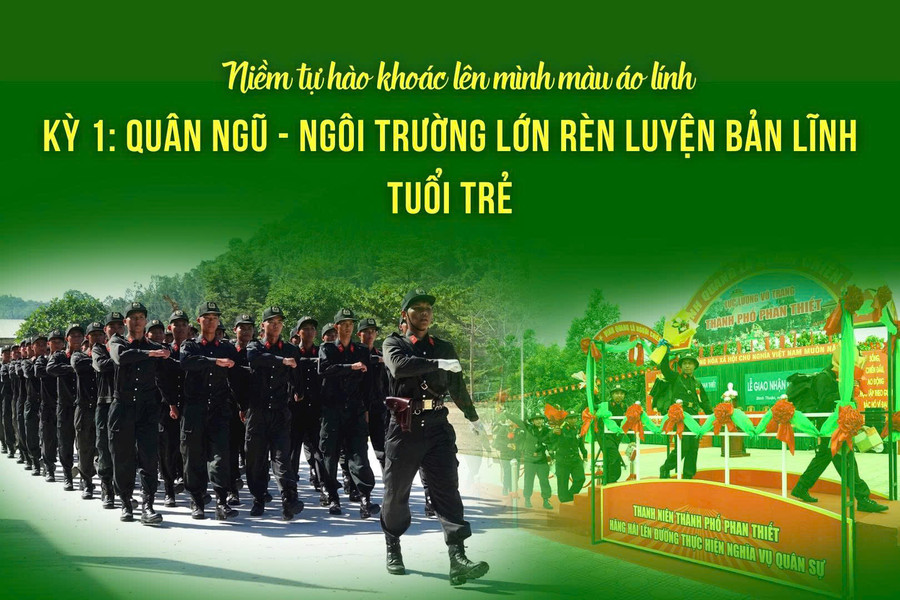 Niềm tự hào khoác lên mình màu áo lính