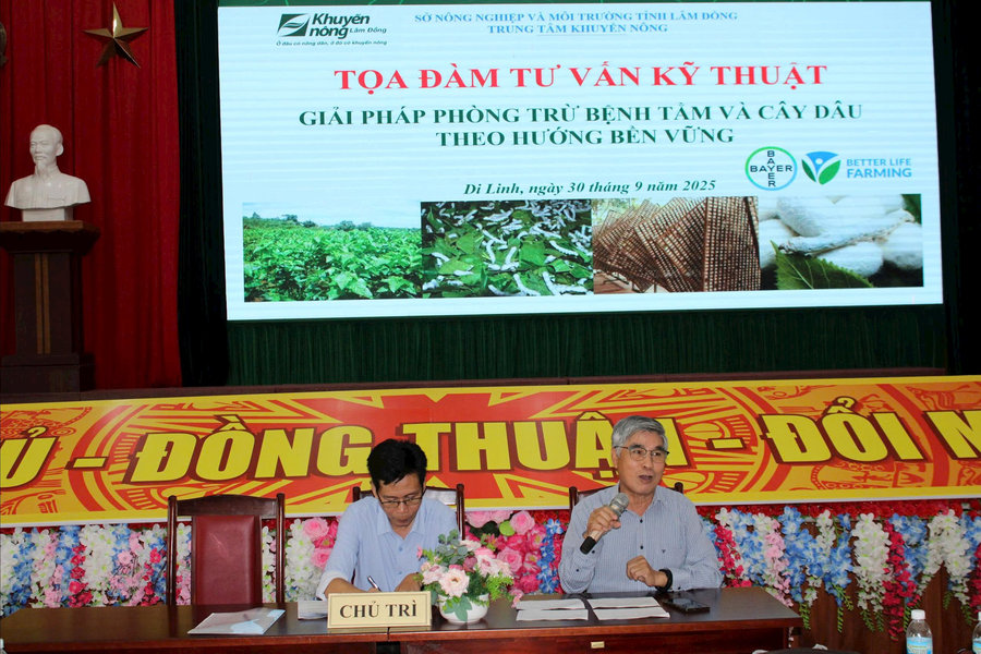 Tọa đàm về “Giải pháp phòng trừ bệnh tằm và cây dâu theo hướng bền vững”