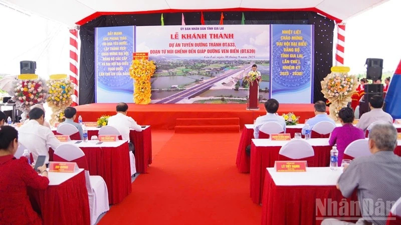 Gia Lai khánh thành tuyến đường tránh ĐT.633 tạo động lực mới cho phát triển vùng ven biển