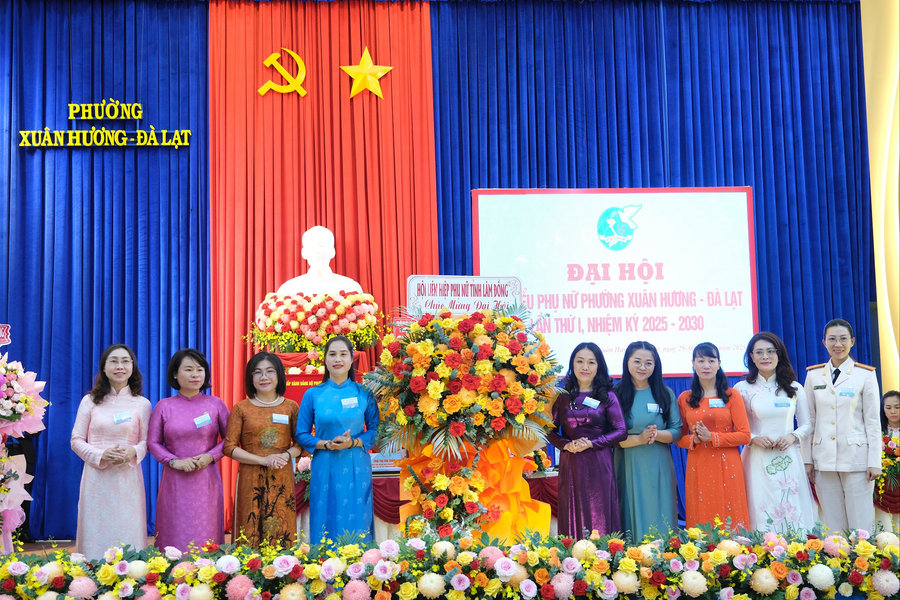 Hội LHPN phường Xuân Hương - Đà Lạt tổ chức thành công Đại hội điểm cấp cơ sở