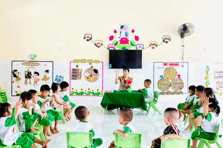 Tăng cường tiếng Việt cho trẻ mầm non người dân tộc thiểu số