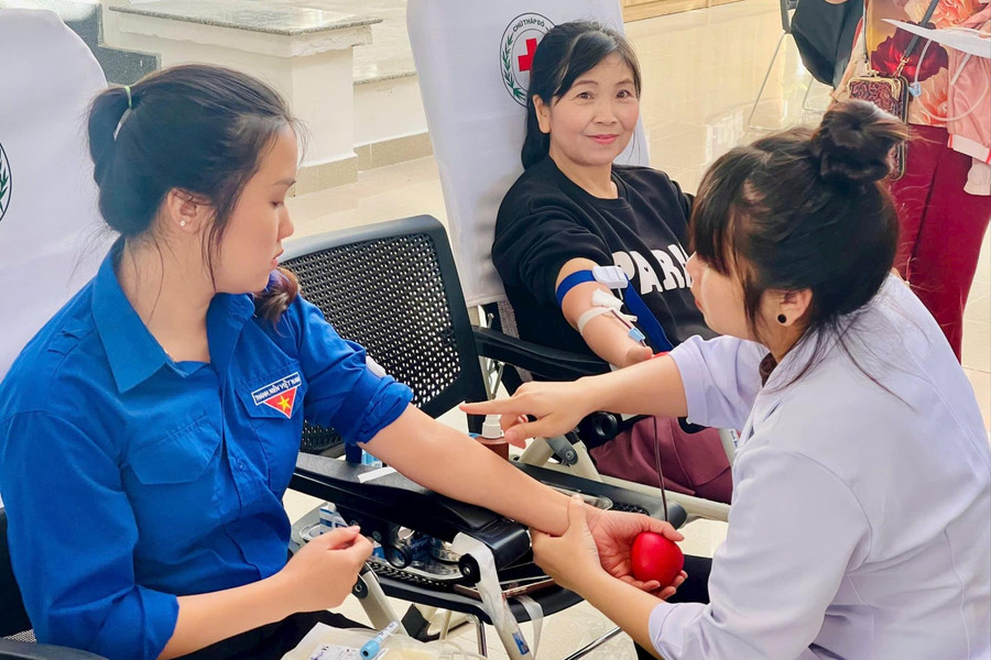 Ngày hội Nghĩa tình Lâm Viên – Đà Lạt thu nhận 124 đơn vị máu