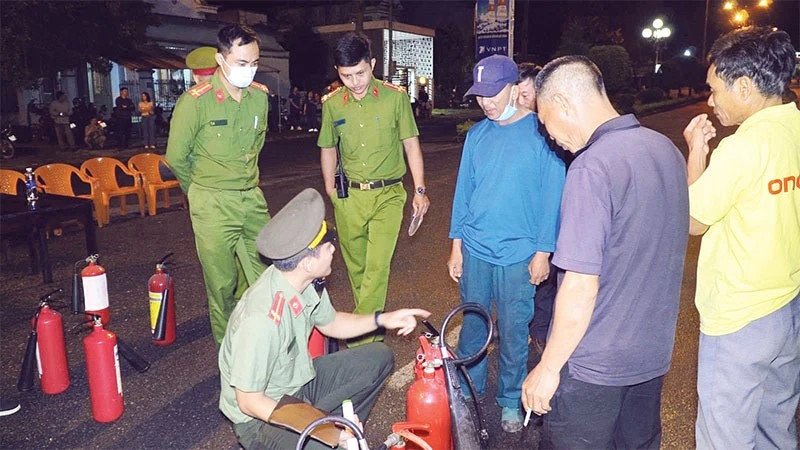 Phát huy hiệu quả các mô hình phòng cháy, chữa cháy ở Đăk Hà