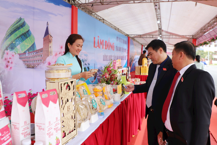 30 doanh nghiệp giới thiệu sản phẩm đặc trưng chào mừng Đại hội Đảng bộ tỉnh Lâm Đồng lần thứ I