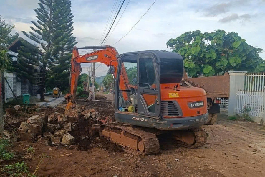 Nhân dân Nam Đà đồng thuận hiến đất mở rộng đường giao thông