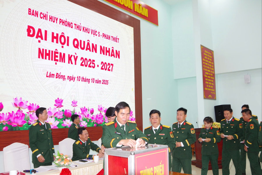 Phòng thủ Khu vực 5 - Phan Thiết đoàn kết, nâng cao sức mạnh chiến đấu