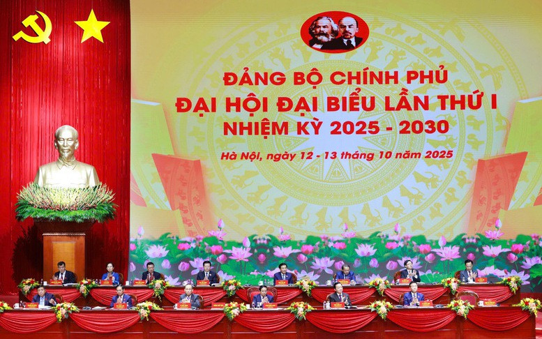 Khai mạc Đại hội đại biểu Đảng bộ Chính phủ lần thứ I