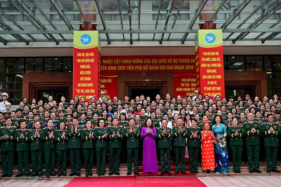 Phụ nữ Học viện Lục quân được tuyên dương điển hình tiên tiến giai đoạn 2020 - 2025