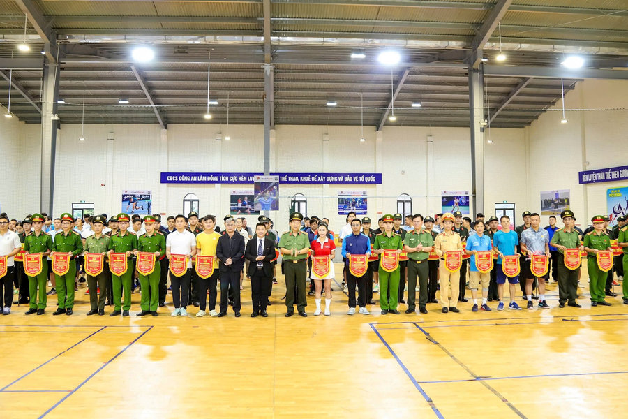 Khai mạc Giải Pickleball Công an tỉnh Lâm Đồng năm 2025