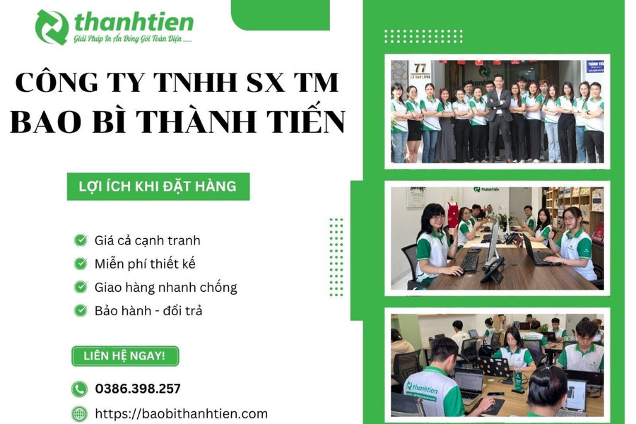 Công ty TNHH Sản xuất TM Bao bì Thành Tiến - Xưởng sản xuất Túi hút Chân không giá rẻ, uy tín, chất lượng