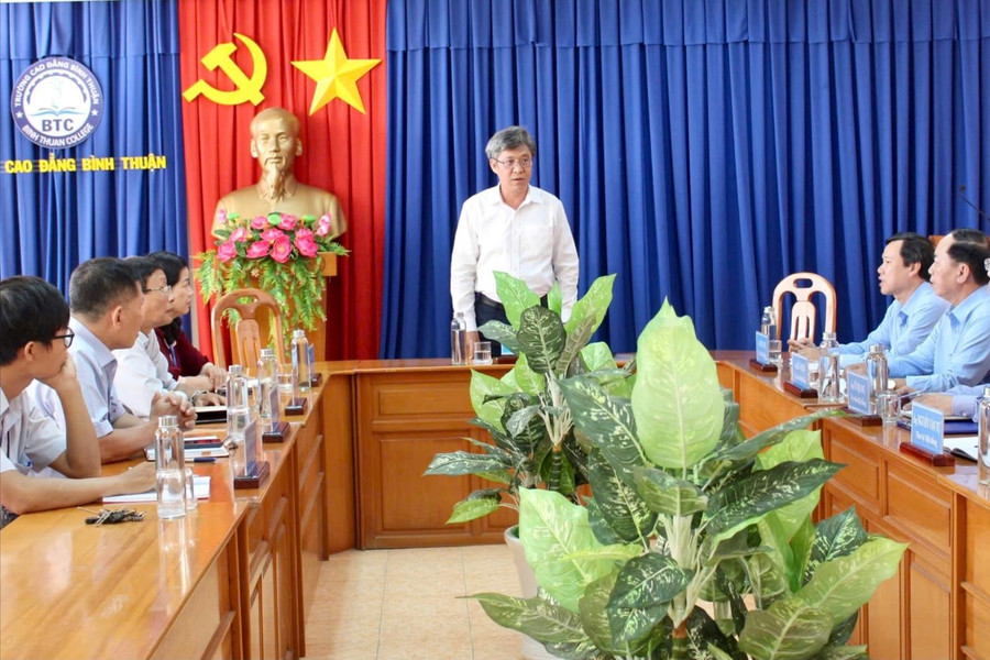Hội đồng Trường Cao đẳng Bình Thuận họp bàn chiến lược phát triển trường