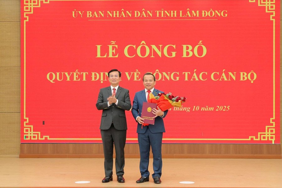 Đồng chí Đỗ Tấn Sương được bổ nhiệm làm Chánh Văn phòng UBND tỉnh Lâm Đồng