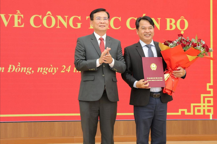Đồng chí Nguyễn Nhân Bản được bổ nhiệm làm Giám đốc Ban Quản lý dự án đầu tư xây dựng số 1 tỉnh Lâm Đồng
