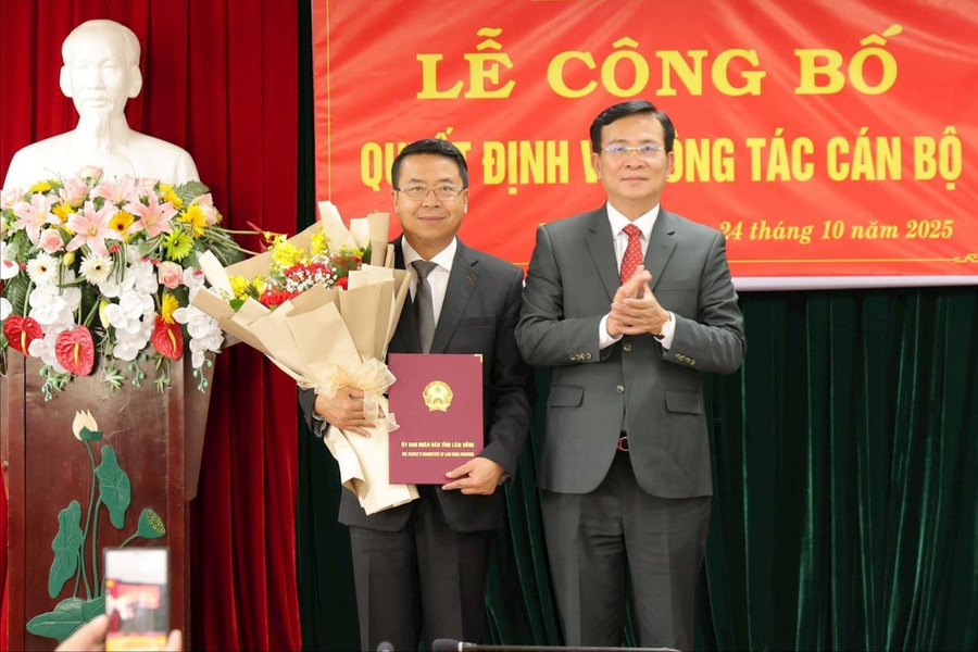 Đồng chí Tôn Thiện San được bổ nhiệm làm Giám đốc Sở Tài chính Lâm Đồng