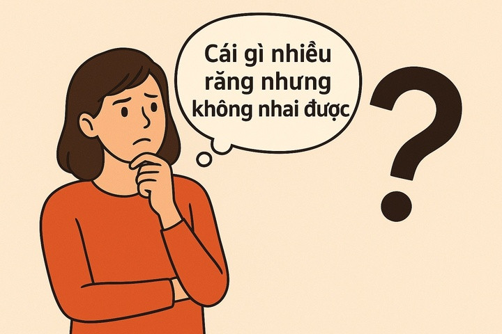 Giải đố: Cái gì có nhiều răng nhưng không thể nhai?