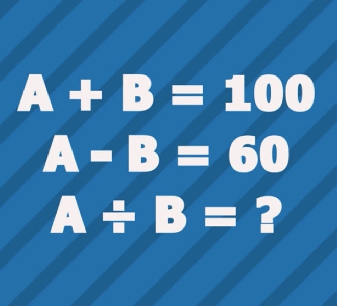 Mẹo giải bài toán A+B=100 và A-B=6 để tìm giá trị A/B