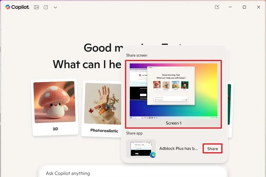 Copilot Vision: Trợ lý AI 'nhìn' màn hình trên Windows 11