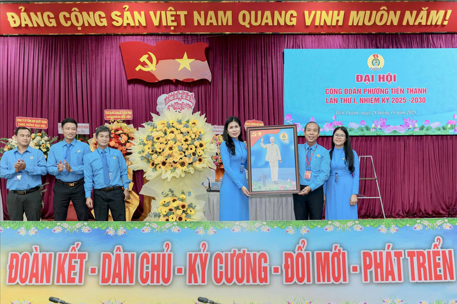 Công đoàn phường Tiến Thành hướng đến chăm lo tốt hơn đời sống người lao động