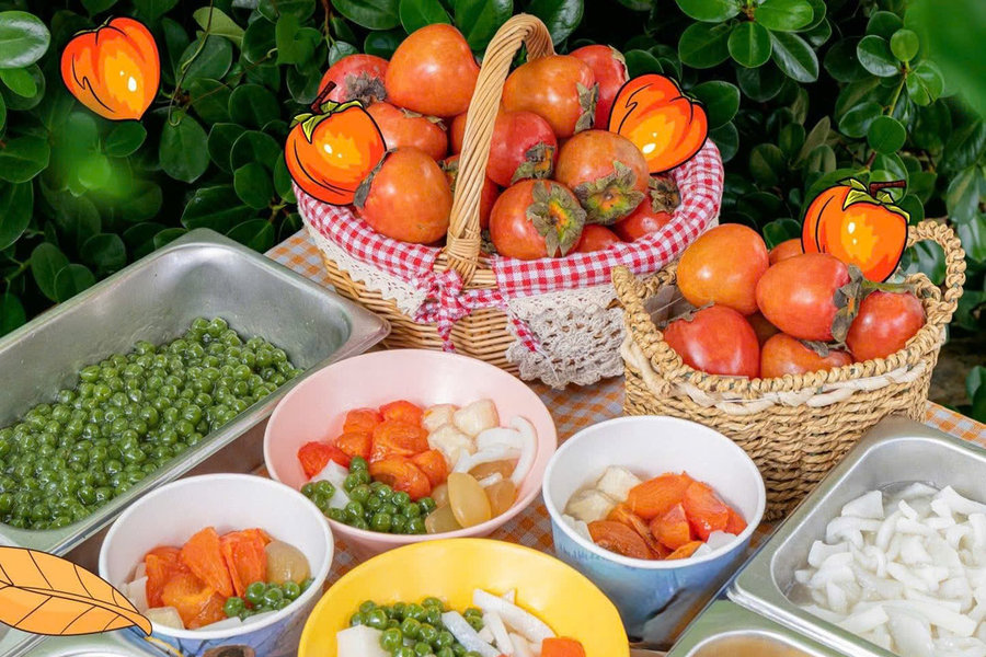 Chè hồng dầm Hà Nội: Thức quà mùa thu gây sốt giới trẻ