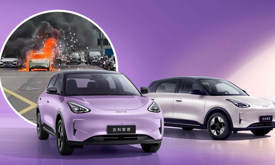 Geely Xingyuan bốc cháy dữ dội, nghi vấn không phải do pin