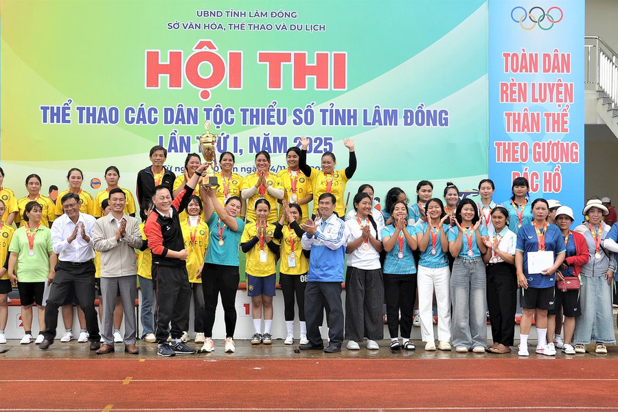 Cụm 4 dẫn đầu toàn đoàn tại Hội thi thể thao các dân tộc thiểu số tỉnh Lâm Đồng 2025