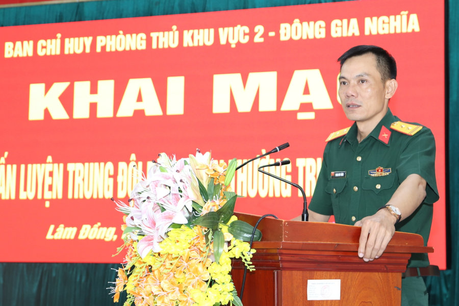 Khai mạc huấn luyện Trung đội Dân quân thường trực năm 2025