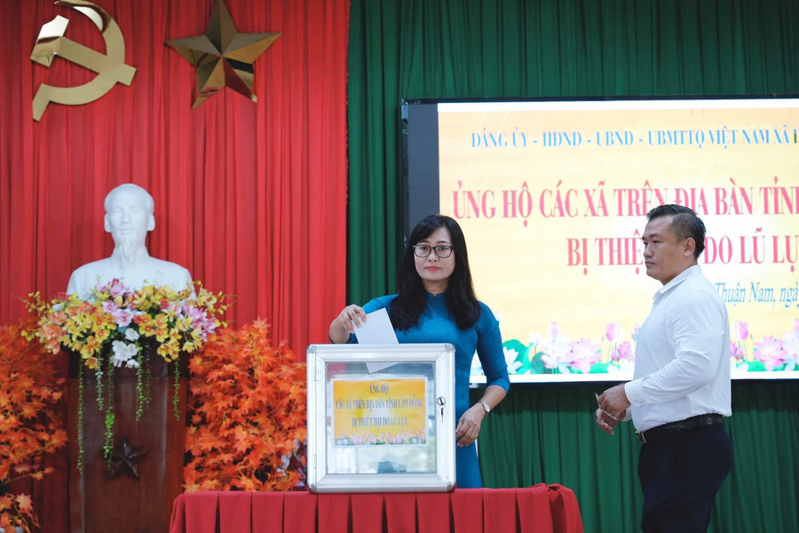 Phát động ủng hộ các địa phương trong tỉnh Lâm Đồng khắc phục thiệt hại do mưa lũ
