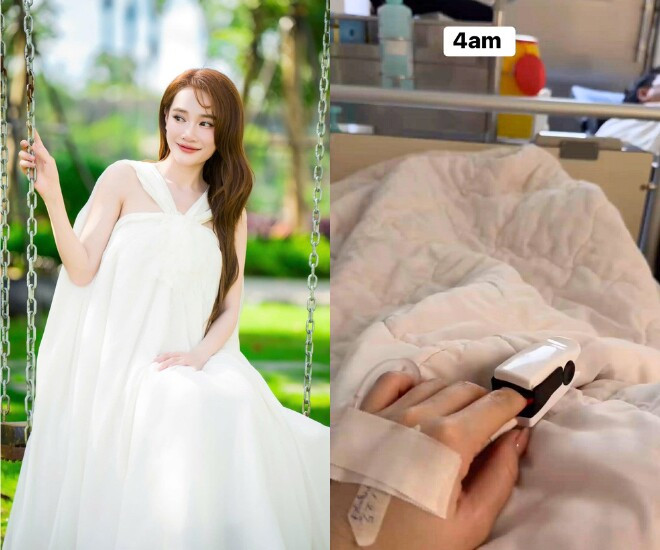 Nhã Phương nhập viện khi mang thai, Trường Giang túc trực