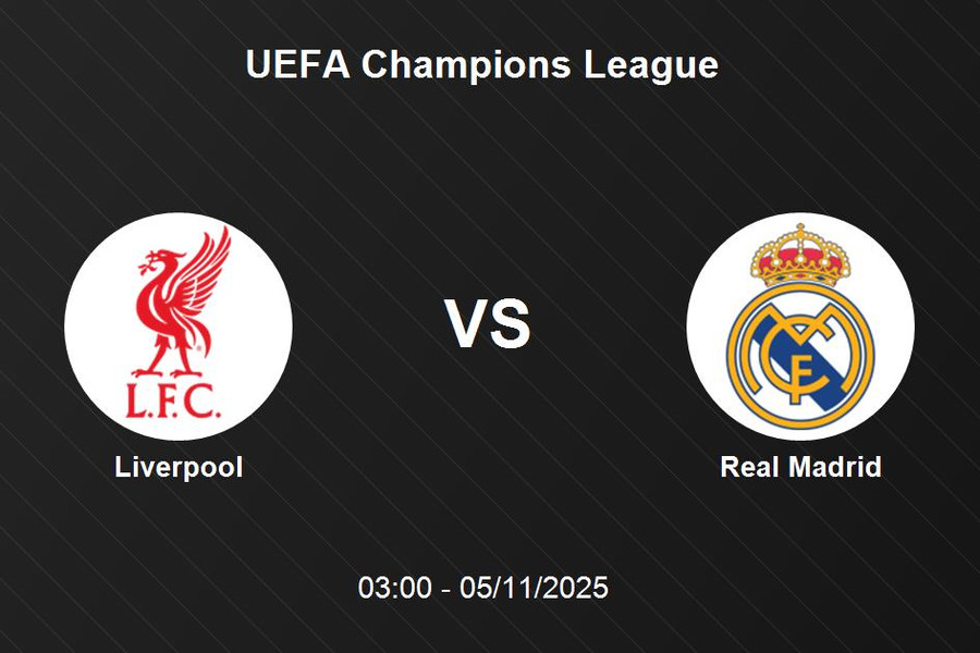 Nhận định Liverpool vs Real Madrid - UEFA Champions League