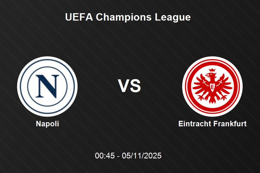 Nhận định Napoli vs Eintracht Frankfurt - Cúp C1 châu Âu