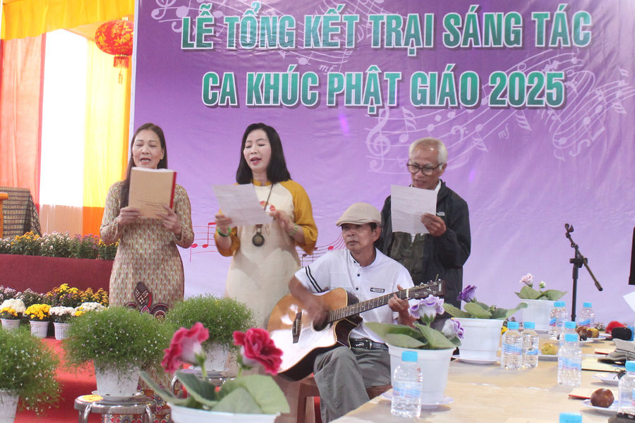 Bế mạc Trại sáng tác Ca khúc Phật giáo năm 2025
