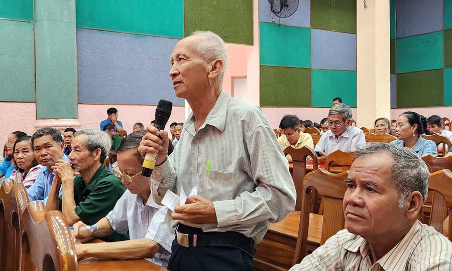 Tổ Đại biểu HĐND tỉnh Lâm Đồng tiếp xúc cử tri tại xã Đạ Tẻh