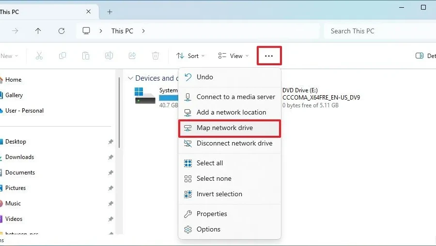 Ánh xạ ổ đĩa mạng trên Windows 11: 3 cách truy cập nhanh
