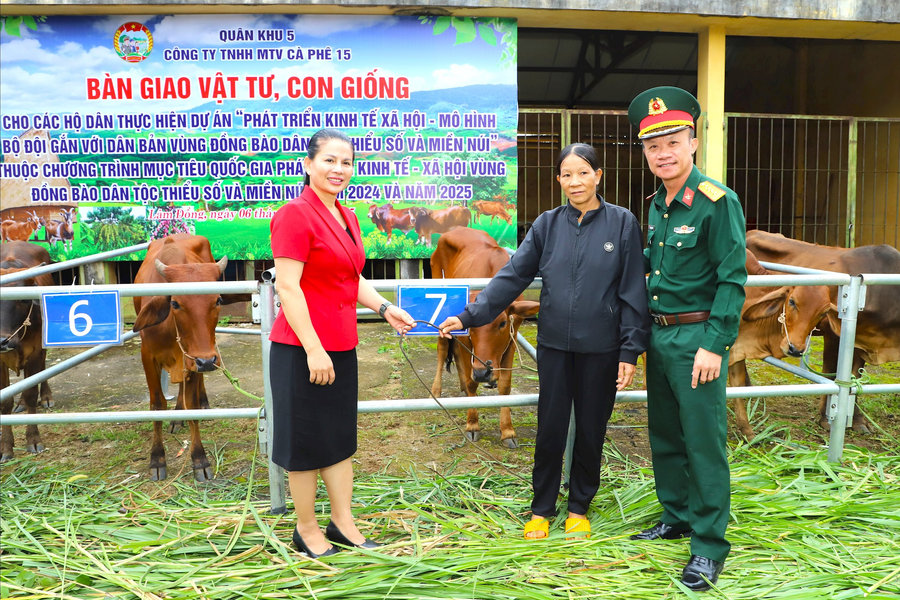 Hỗ trợ sinh kế cho 144 hộ đồng bào DTTS nghèo và cận nghèo tỉnh Lâm Đồng