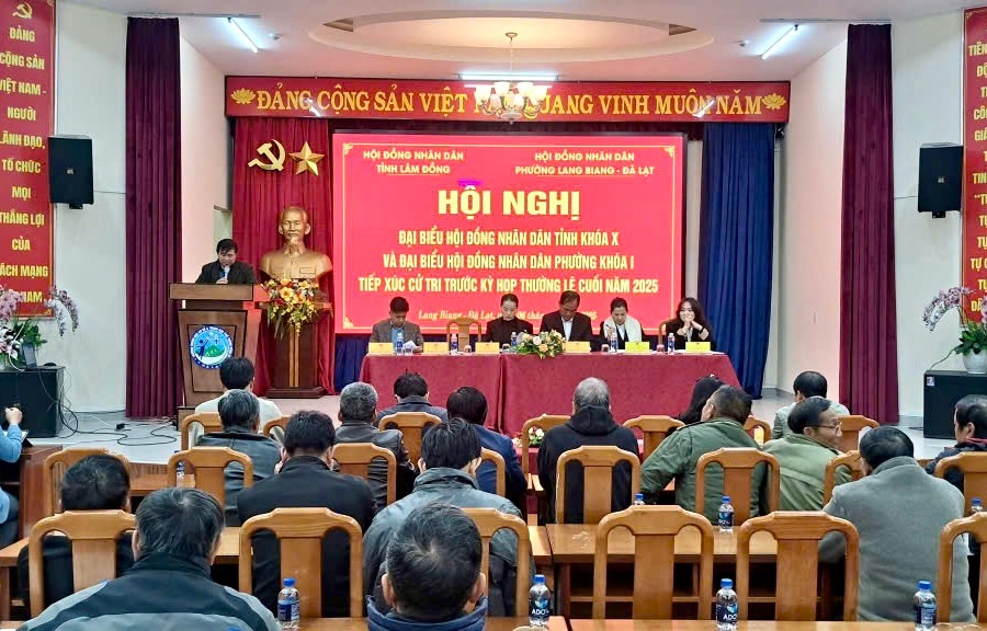 Cử tri phường Lang Biang - Đà Lạt