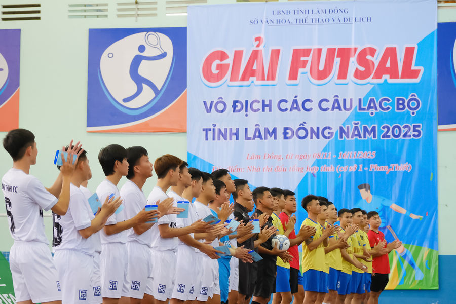Khai mạc Giải Fusal vô địch các Câu lạc bộ tỉnh Lâm Đồng