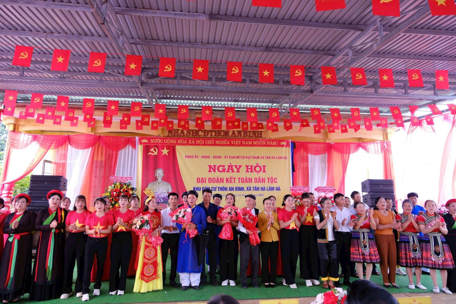 Ngày hội Đại đoàn kết toàn dân tộc tại thôn An Bình