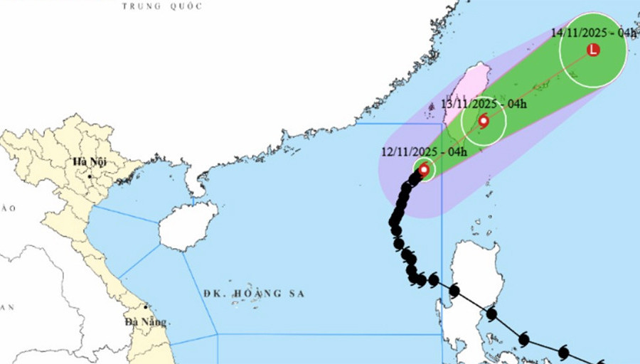 Tin bão số 14 Phượng Hoàng mới nhất: Giật cấp 11, hôm nay ra khỏi Biển Đông