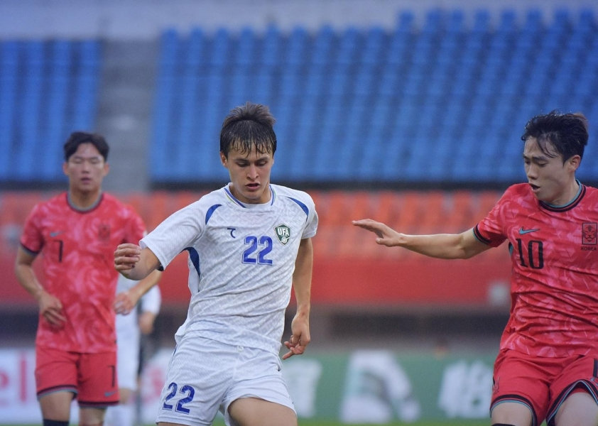 U22 Uzbekistan thua 0-2 U22 Hàn Quốc ở Panda Cup 2025
