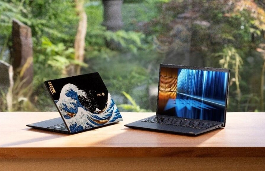 MSI Prestige 13 AI+ Ukiyo-e: Laptop AI dưới 1kg mang nghệ thuật Nhật Bản