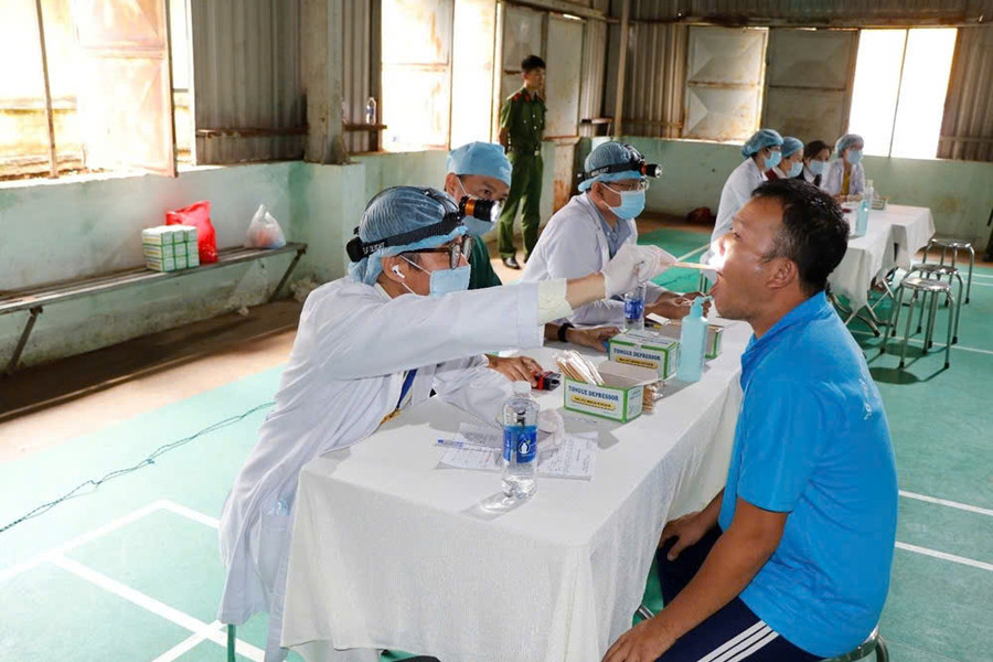 Khám sức khỏe miễn phí tại Cơ sở cai nghiện ma túy số 2 Lâm Đồng