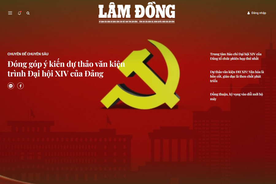 Lâm Đồng phát huy dân chủ, đa dạng hình thức góp ý văn kiện Đảng