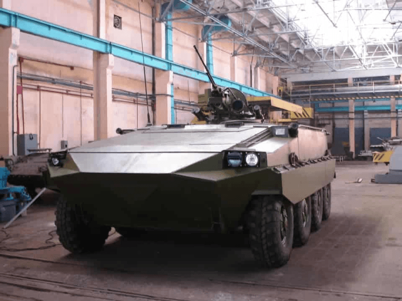 Xe chiến đấu bộ binh bánh lốp K-64 của Ukraine: phân tích