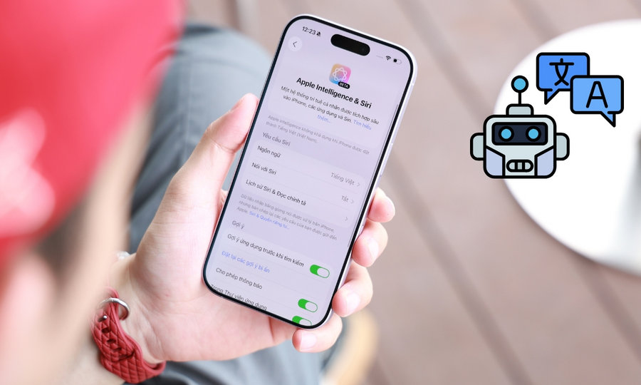 Mẹo dịch văn bản trên iPhone bằng Apple Intelligence