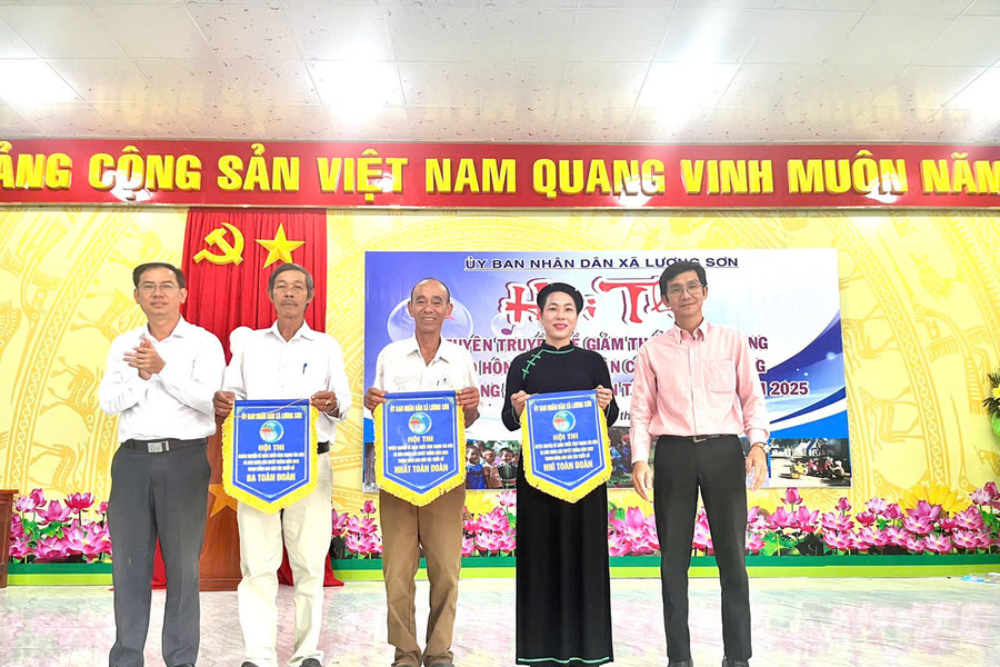 Xã Lương Sơn tổ chức Hội thi “Phòng chống tảo hôn và hôn nhân cận huyết thống”
