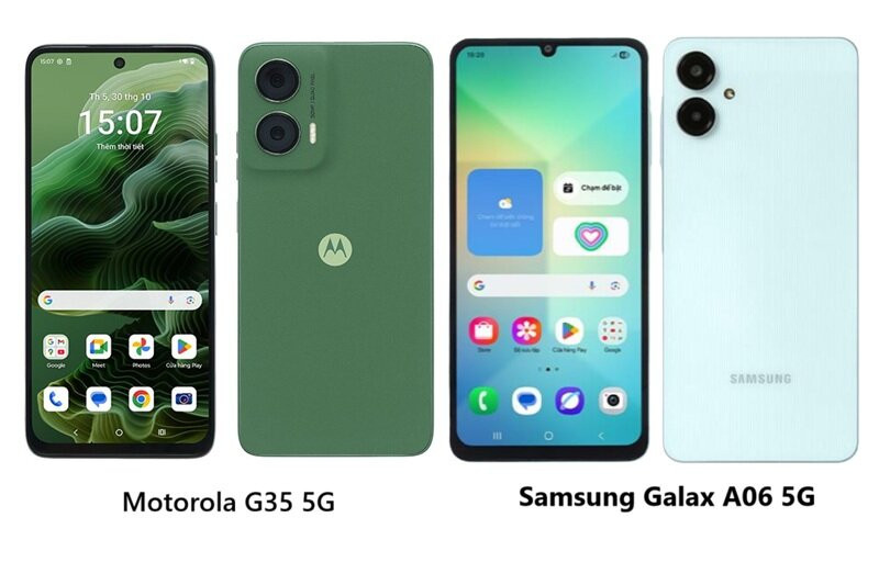 Phân tích: Motorola G35 5G vs Samsung A06 5G – Đánh giá