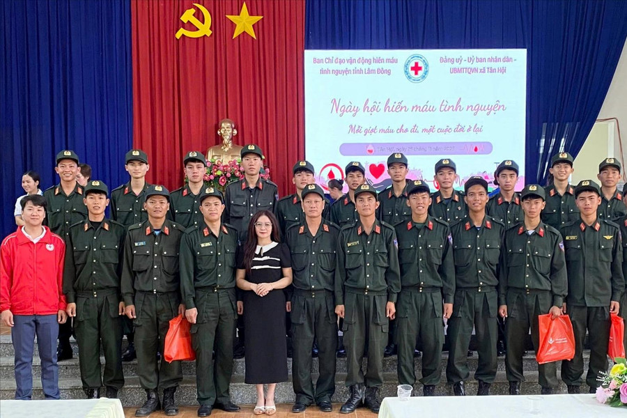 Tân Hội hiến tặng 174 đơn vị máu