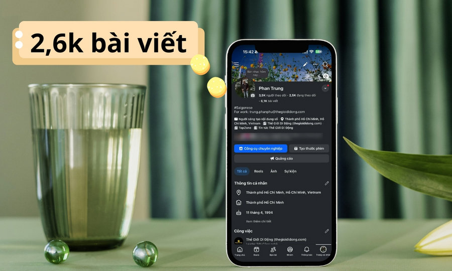 Cách xem tổng số bài viết đã đăng trên Facebook
