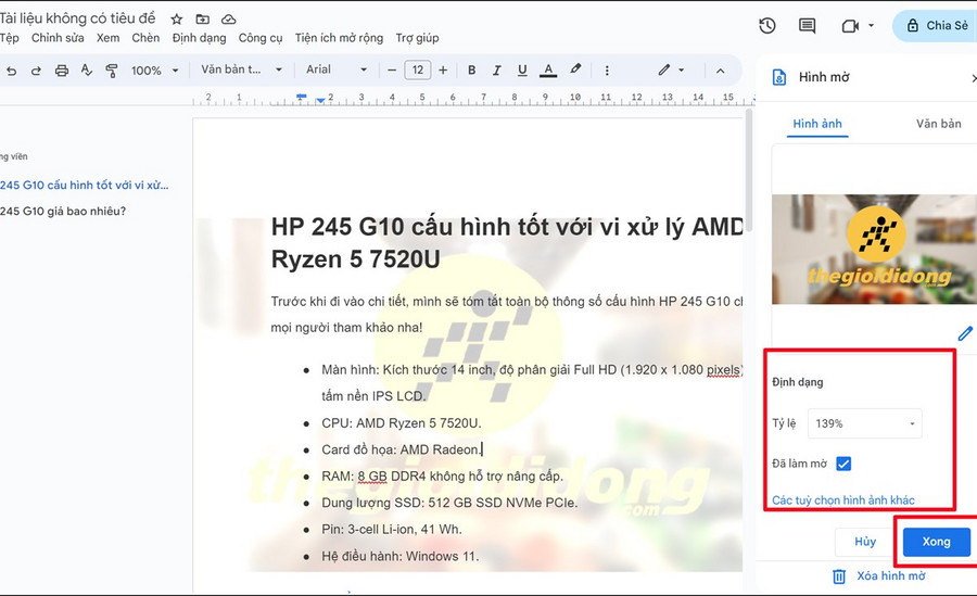 Cách chèn watermark vào Google Docs để bảo vệ tài liệu