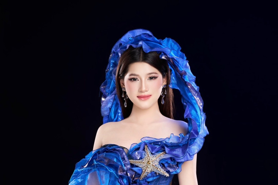 Mỹ Linh vào Top 6 quốc tế với thông điệp về rác thải